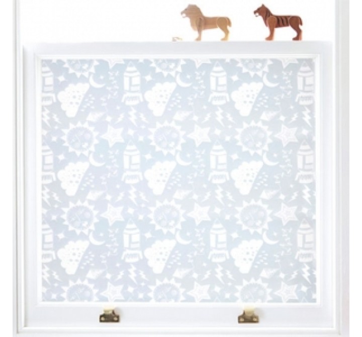 Emma Jeffs Adhesive Window Film, Zoom Zoom