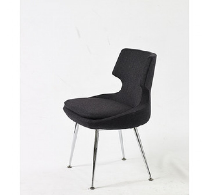 Mobili Modern Europa Wool Dining Chair