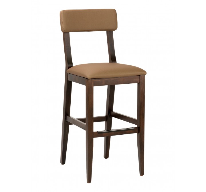 45" European Beechwood Wood Barstool - FLS-21B