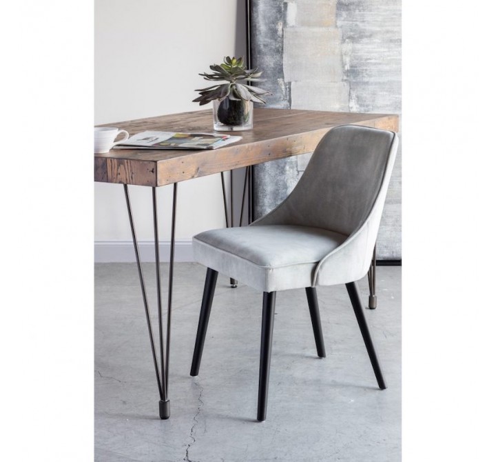 Moe's Home Collection Harmony Dining Chair - Set of 2 - White Smoke