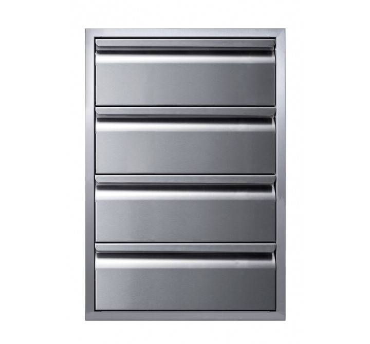 Memphis Grills Four Drawer Stack 21" - Front