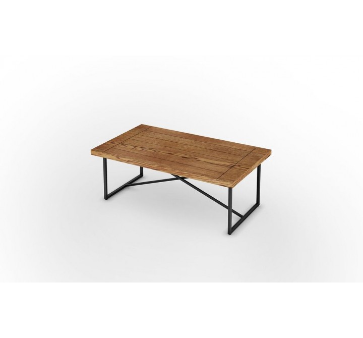 Furnitech Signature Home Collection X Coffee Table - Honey Angle