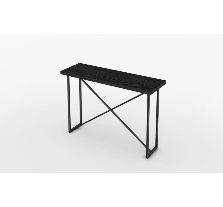 Furnitech Signature Home Collection X Console Table - Angle Ebony