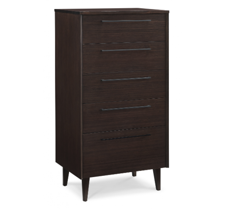 Greenington Sienna Five Drawer Chest -Mocha
