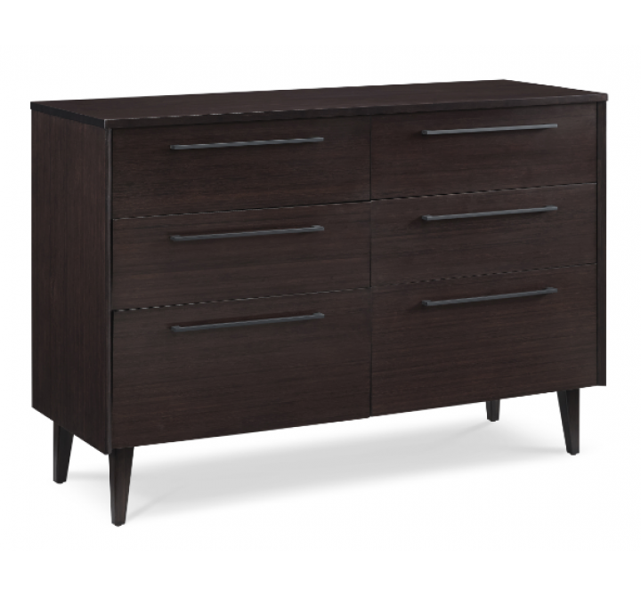 Sienna Six Drawer Dresser - Mocha