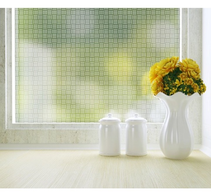 Odhams Press Egyptian Weave Privacy Adhesive Window Film