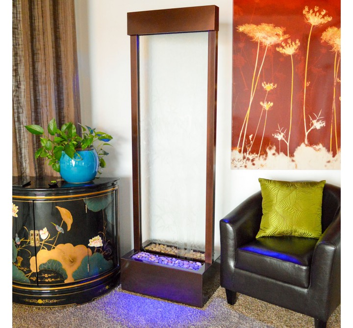 Gardenfall Etched Bamboo Water Fountain - 