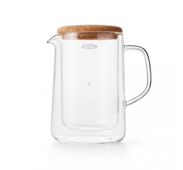 Oxo Good Grips Double Walled Glass Server - 24 Oz - White BG