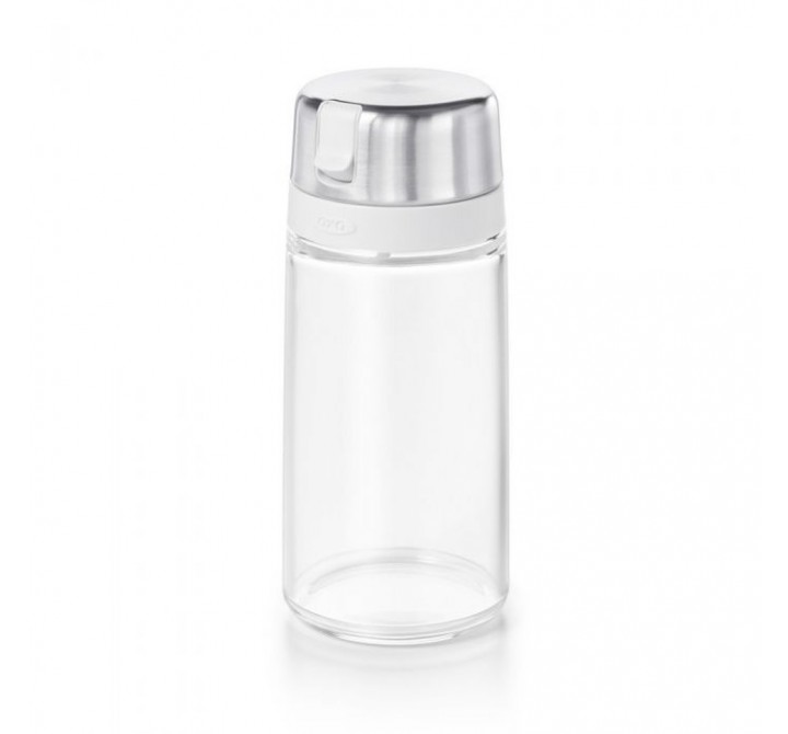 Oxo Good Grips Glass Sugar Dispenser - 12 Oz Capacity - Empty Front View