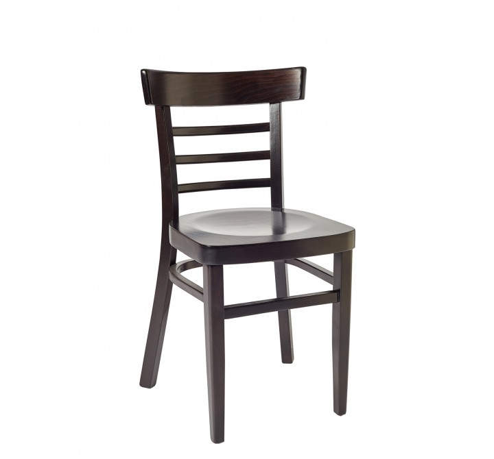 Giulia Side Chair In Dark Walnut