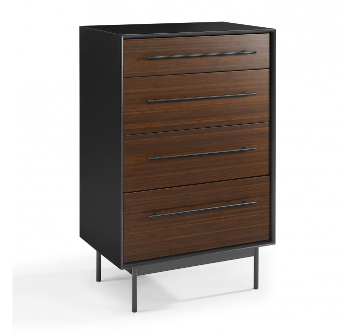 Greenington Park Avenue 4 Drawer High Chest - Angled View