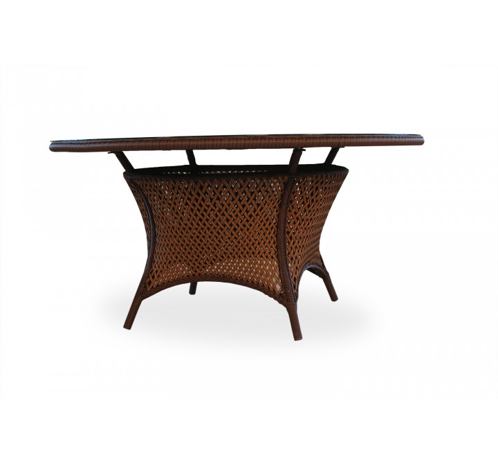 Grand Traverse 60" Round Umbrella Dining Table