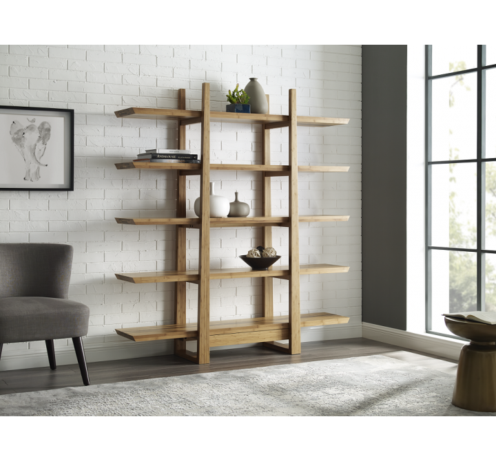 Greenington Caramelized Magnolia Shelf - Lifestyle Photo