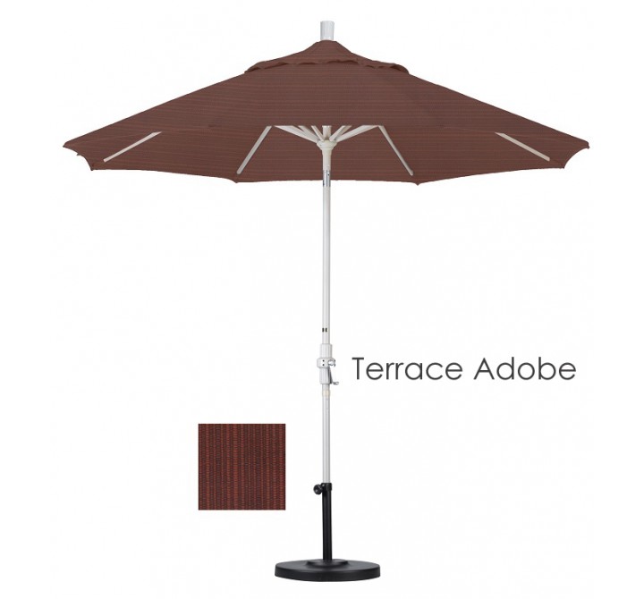 California Umbrella 9' Aluminum Market Umbrella Collar Tilt - Sand - Olefin