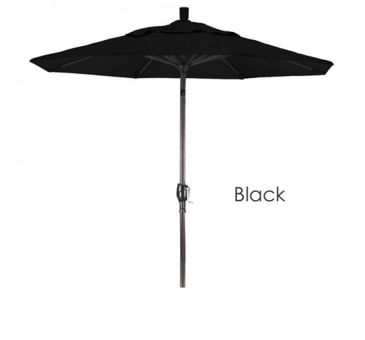 California Umbrella 7.5' Aluminum Market Umbrella Push Tilt Bronze - Pacifica