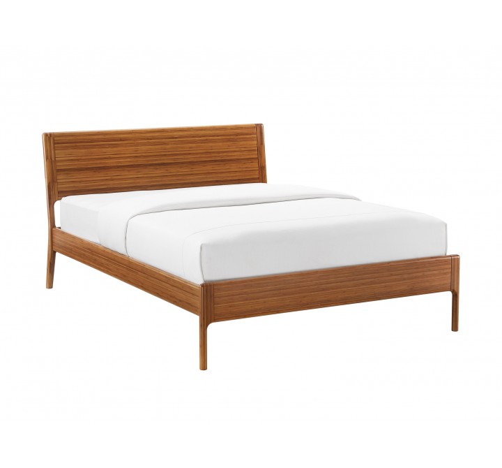 Greenington Ventura King Platform Bed - Amber - Angled View