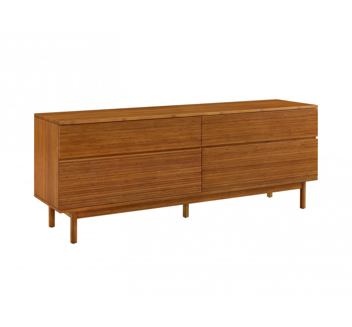 Greenington Ventura 4 Drawer Double Dresser - Angled