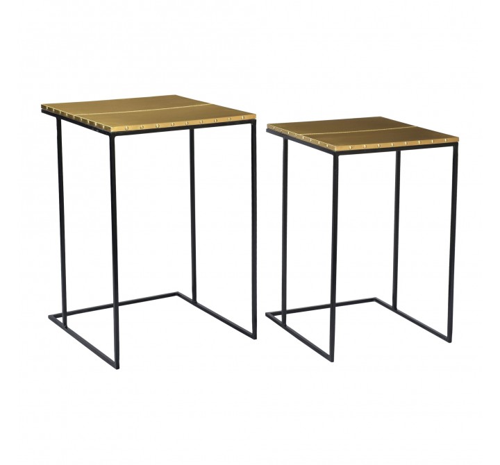 Rivet Nesting Tables Set Of Two - Seperate