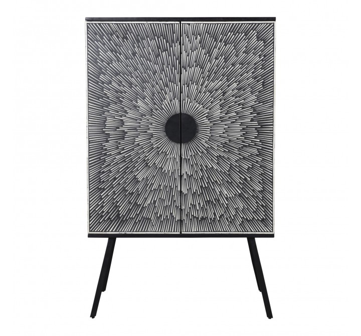 Moe's Home Collection Sunburst Home Cabinet - Front