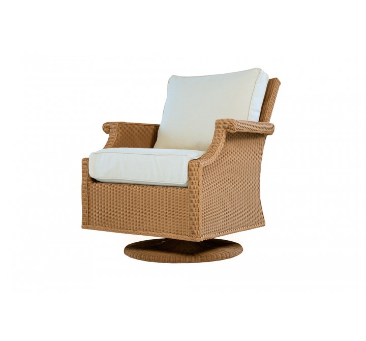 Hamptons Swivel Rocker Lounge Chair - Angled