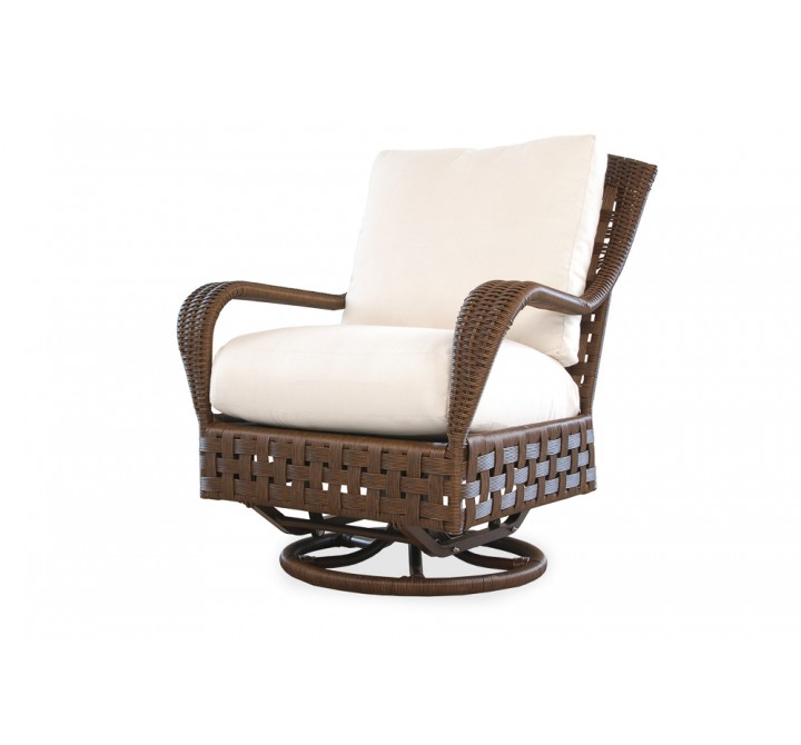 Haven Swivel Glider Lounge Chair - Angled