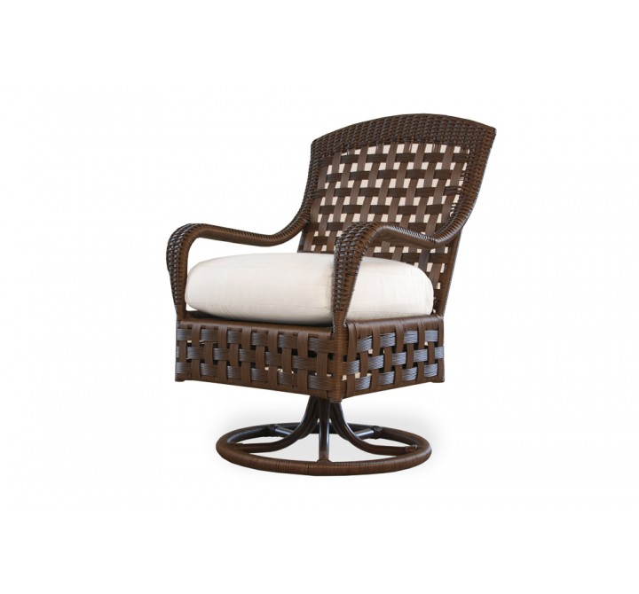 Haven Swivel Rocker Dining Armchair in Tobacco