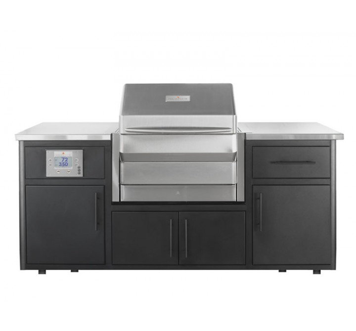 Outdoor Island for Elite Built-in - Grill included - Front