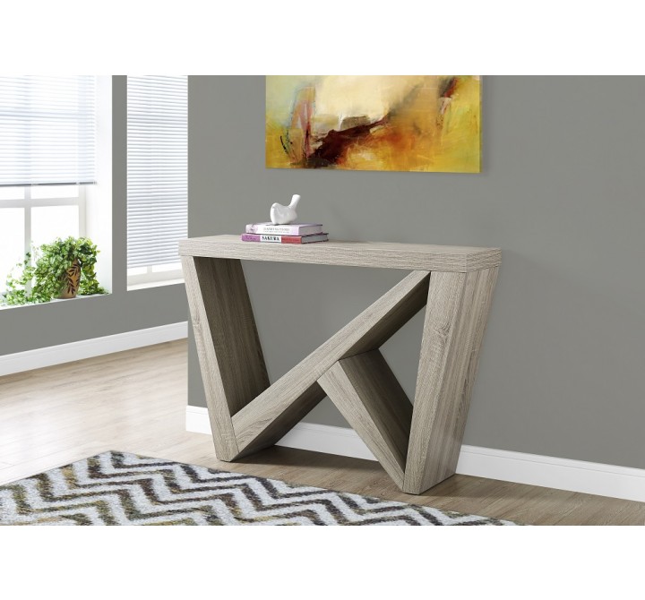 Dark Taupe Hall Console