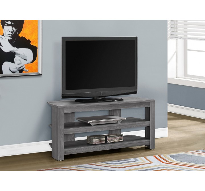 Tv Stand - 42"l - Grey Corner