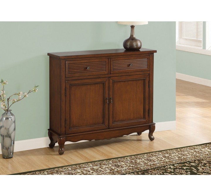 Accent Chest - Dark Walnut Transitional Style