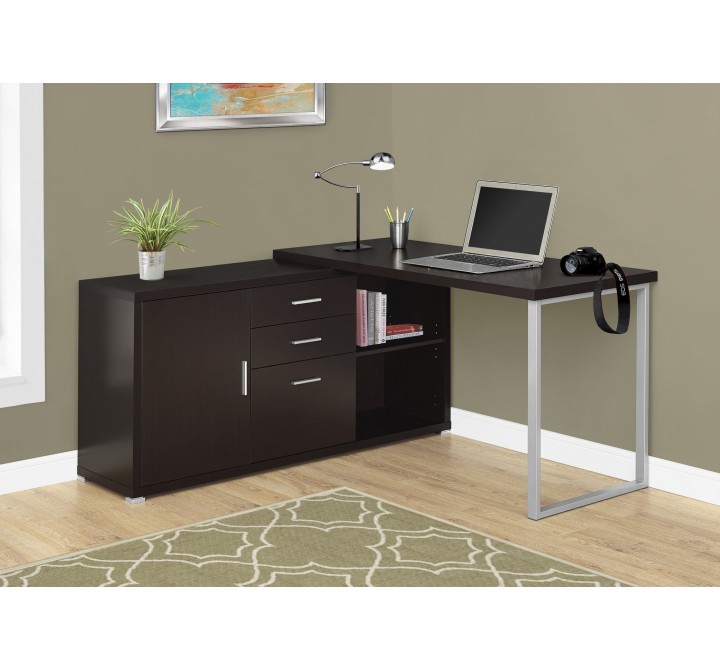Computer Desk - 60"L Cappuccino