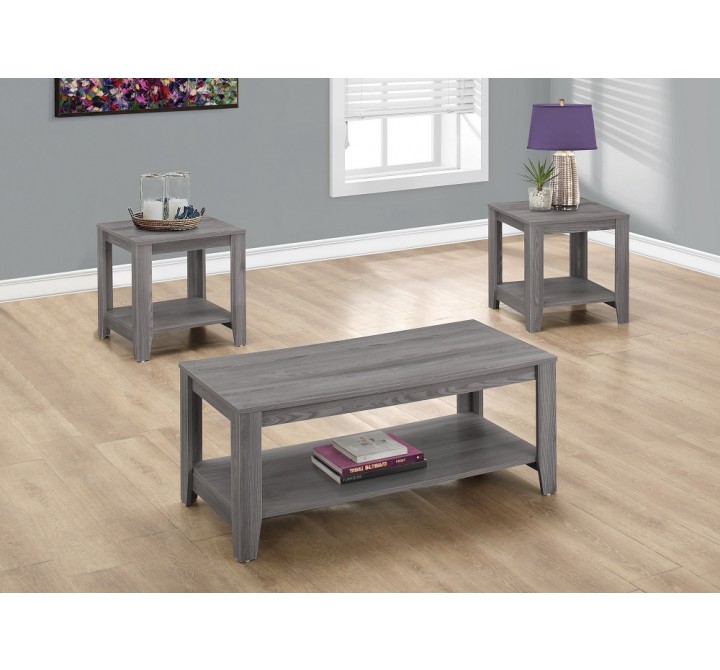Table Set - 3pcs Set / Grey