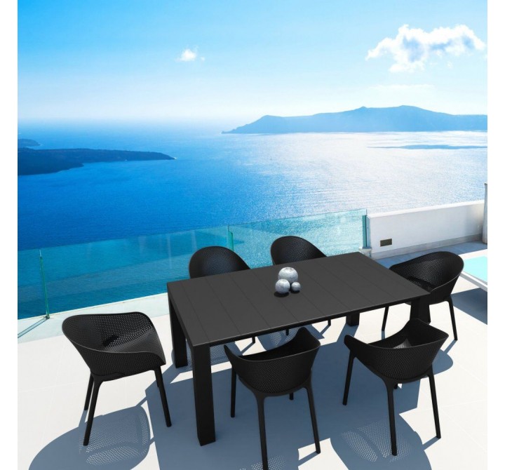 Compamia Sky 7-Piece Extendable Dining Set - Black