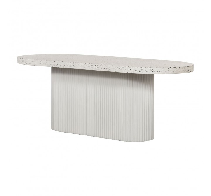 Lyon Outdoor Dining Table - Angled