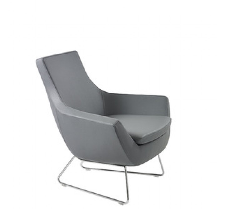 Mobili Modern Joy Leatherette Arm Chair