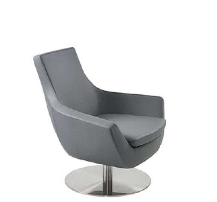 Mobili Modern Joy Leatherette Swivel Chair