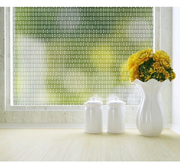 Odhams Press Bits & Bytes Privacy Adhesive Window Film
