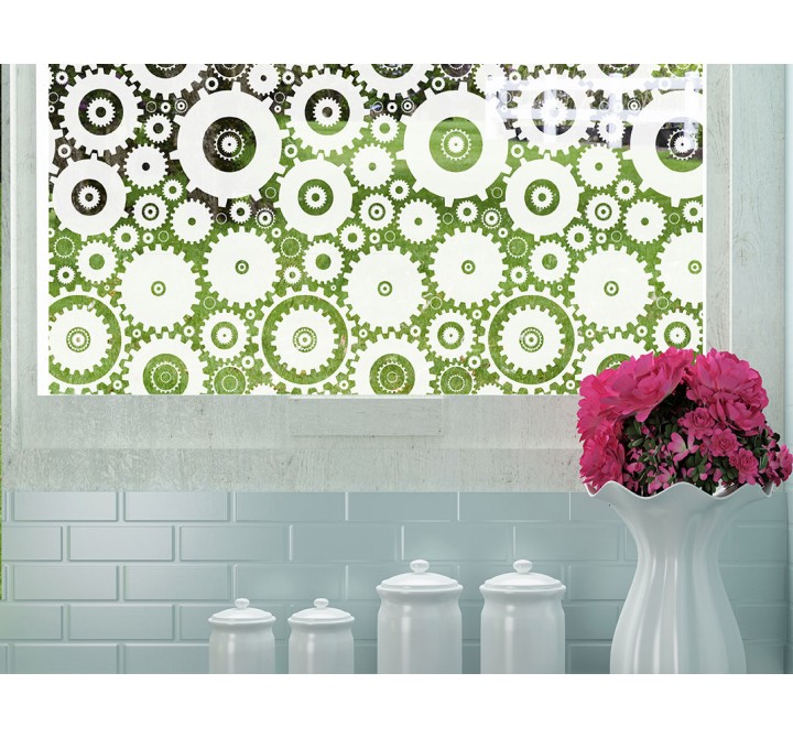 Odhams Press Sprockets Decorative Window Film - Optically Clear