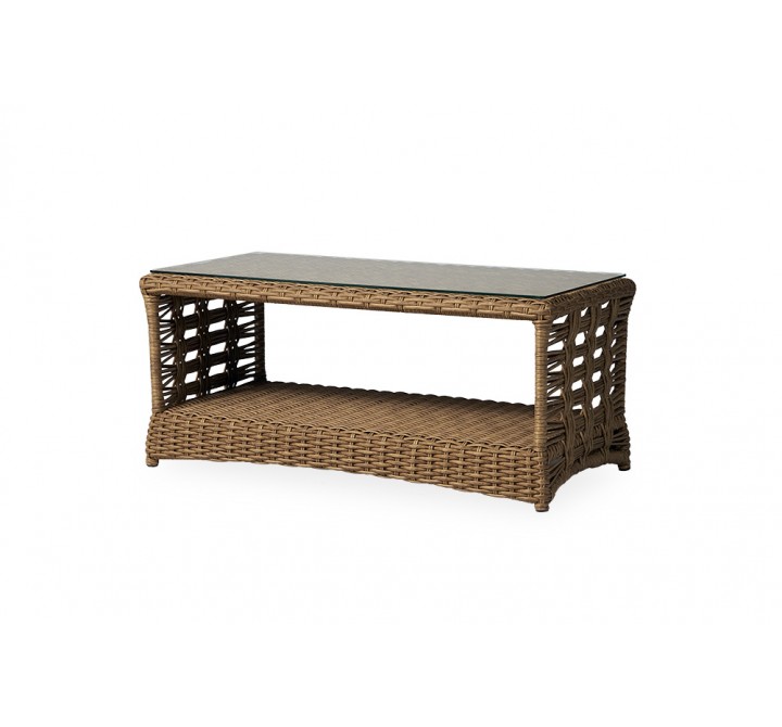 Magnolia 42.5" Rectangular Cocktail Table in Sandcastle