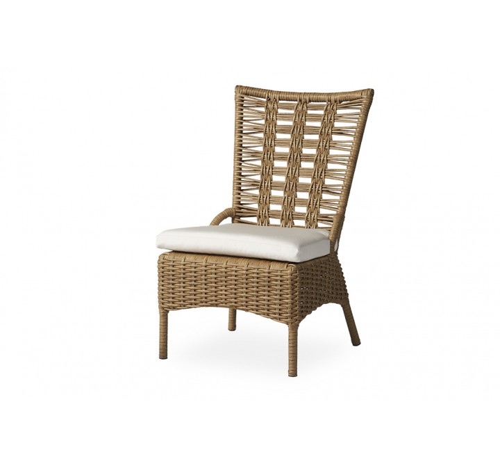Magnolia Armless Dining Chair in Sandcastle - Angled