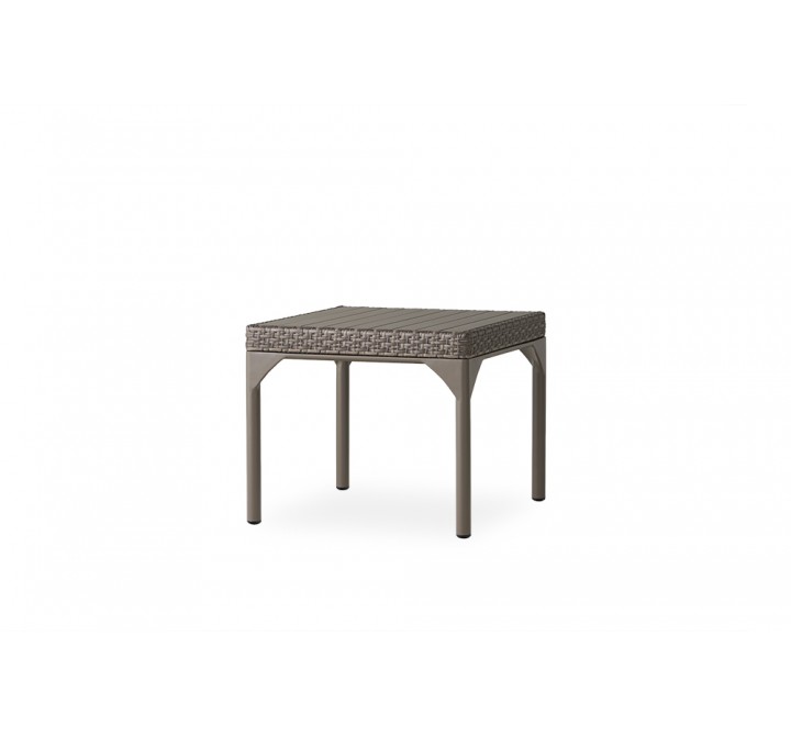 Martinique 24.5" Square End Table in Granite