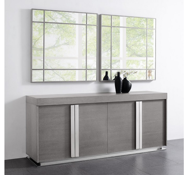 Maurice Buffet In Gray Oak Veneer - Lifestyle