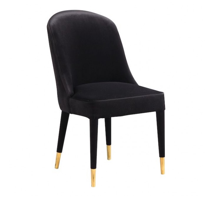 Moe's Home Collection Liberty Dining Chair - Set of 2 - BLACK - Perspective