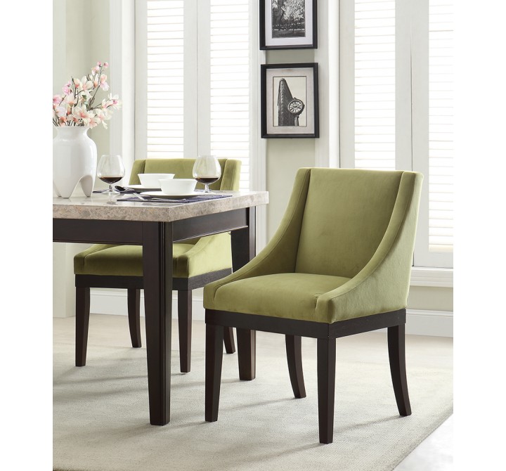 Monarch Wingback Chair - Basil