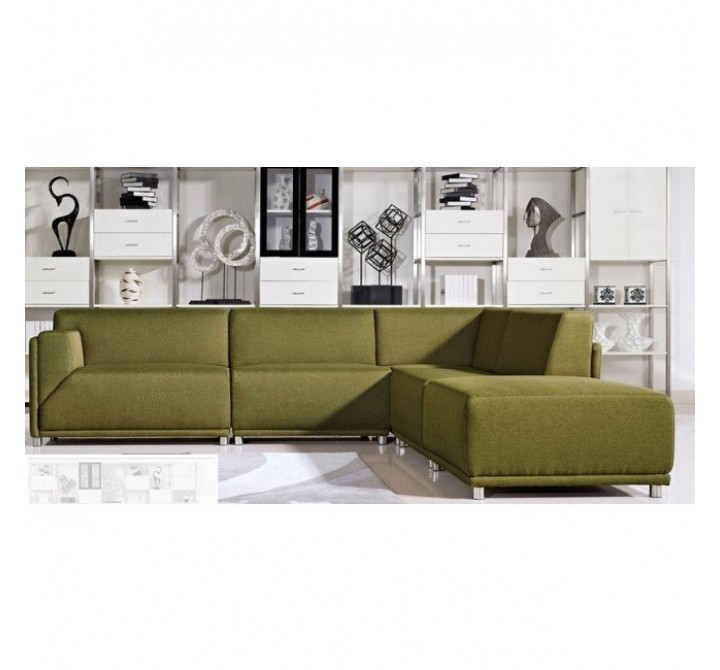 Diamond Sofa Moderna LF 5PC Modular Collection - Green