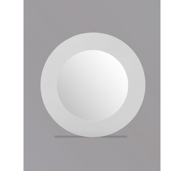 Emily Mirror High Gloss White - Front