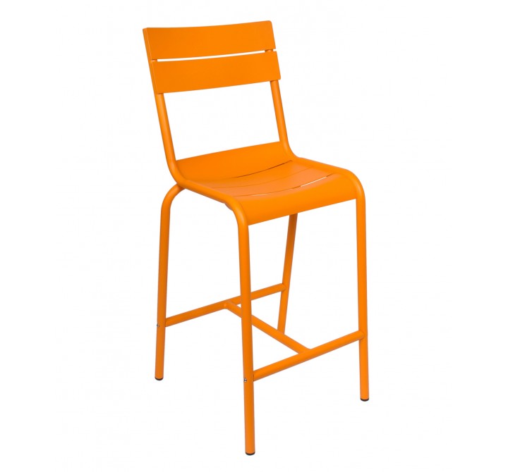 Beachcomber Stacking Powder Coated Aluminum Barstool - Citrus