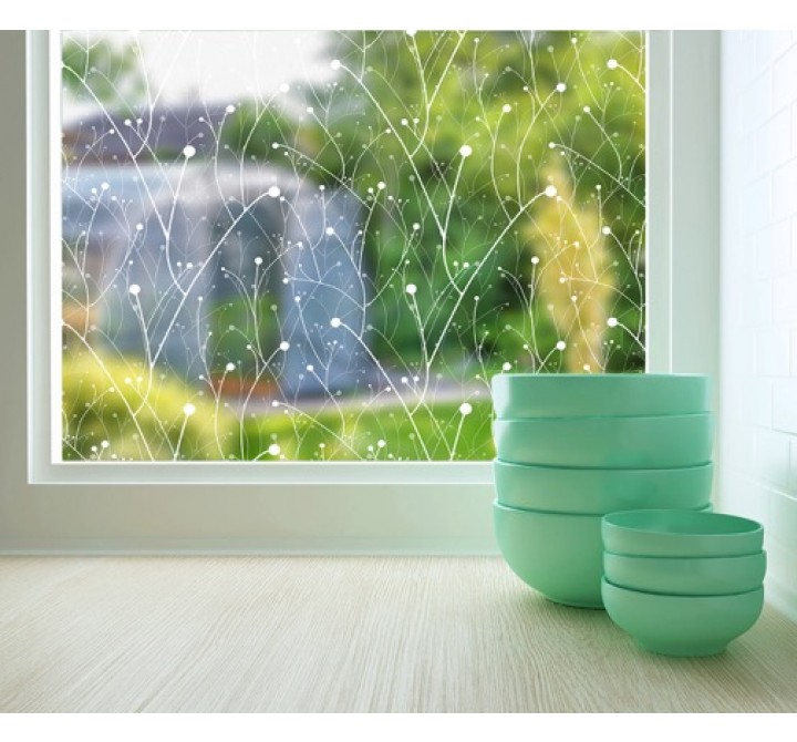 Odhams Press Willow Sheer Adhesive Window Film