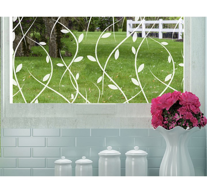 Odhams Press Vines Decorative Window Film  - Optically Clear