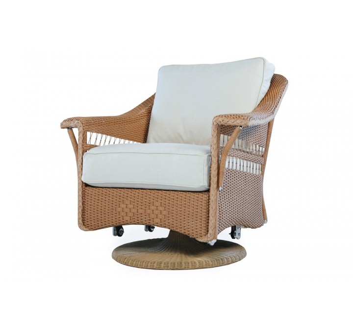 Nantucket Swivel Glider Lounge Chair - Angled